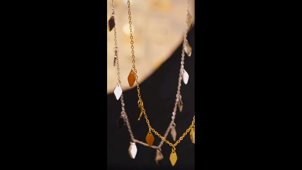 Gold plated necklace