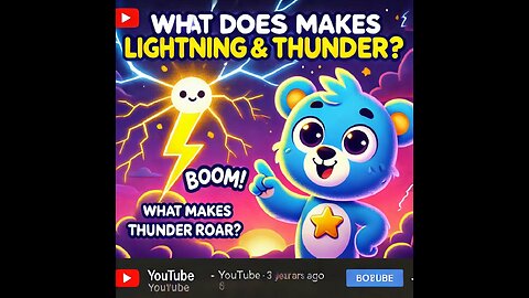 ⚡ What Makes Lightning and Thunder? | Fun Science for Kids! ⛈️🌩️