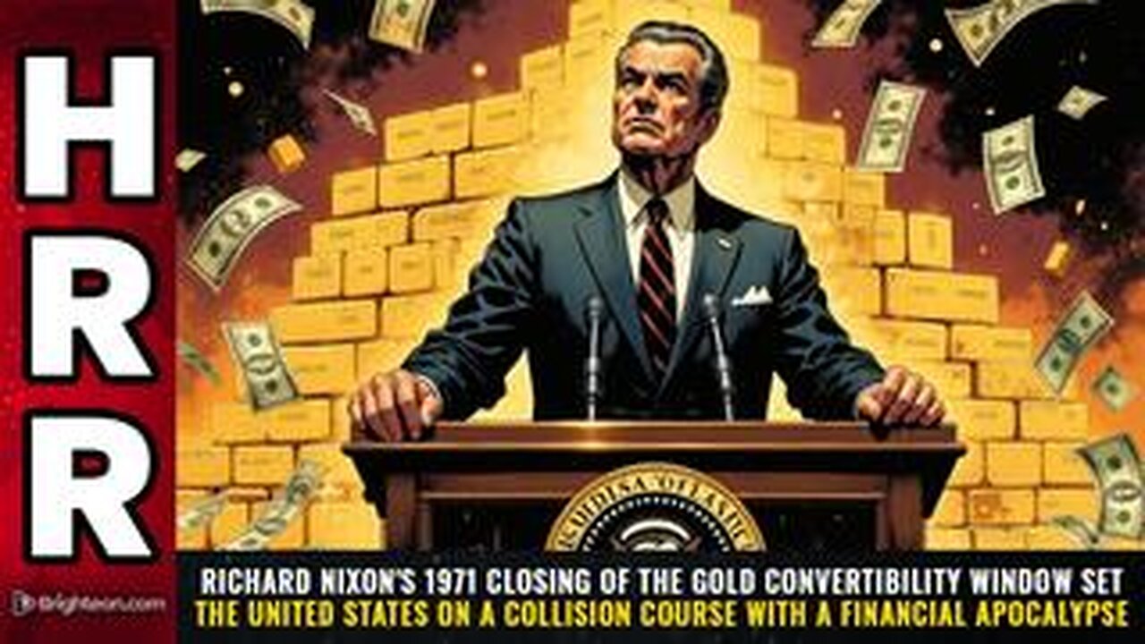 Richard Nixon's 1971 closing of the gold convertibility window set the United States on a collision.
