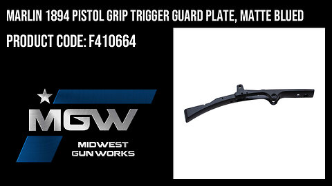 Marlin 1894 Pistol Grip Trigger Guard Plate, Matte Blued - F410664