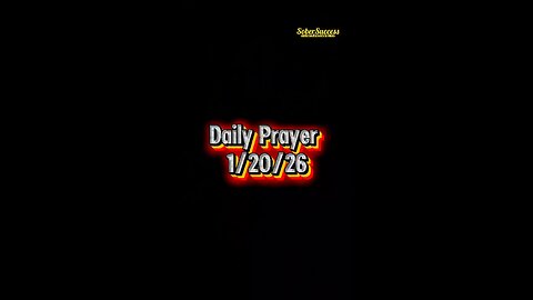Daily Prayer 🙏 | 1/20/26 #MorningPrayer #MorningRoutine #DailyPrayer #DailyBlessing #Sobriety