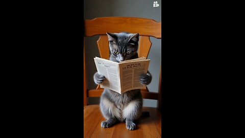 What the cat is sitting in the chair🐱 #shorts #animals #reel #viral