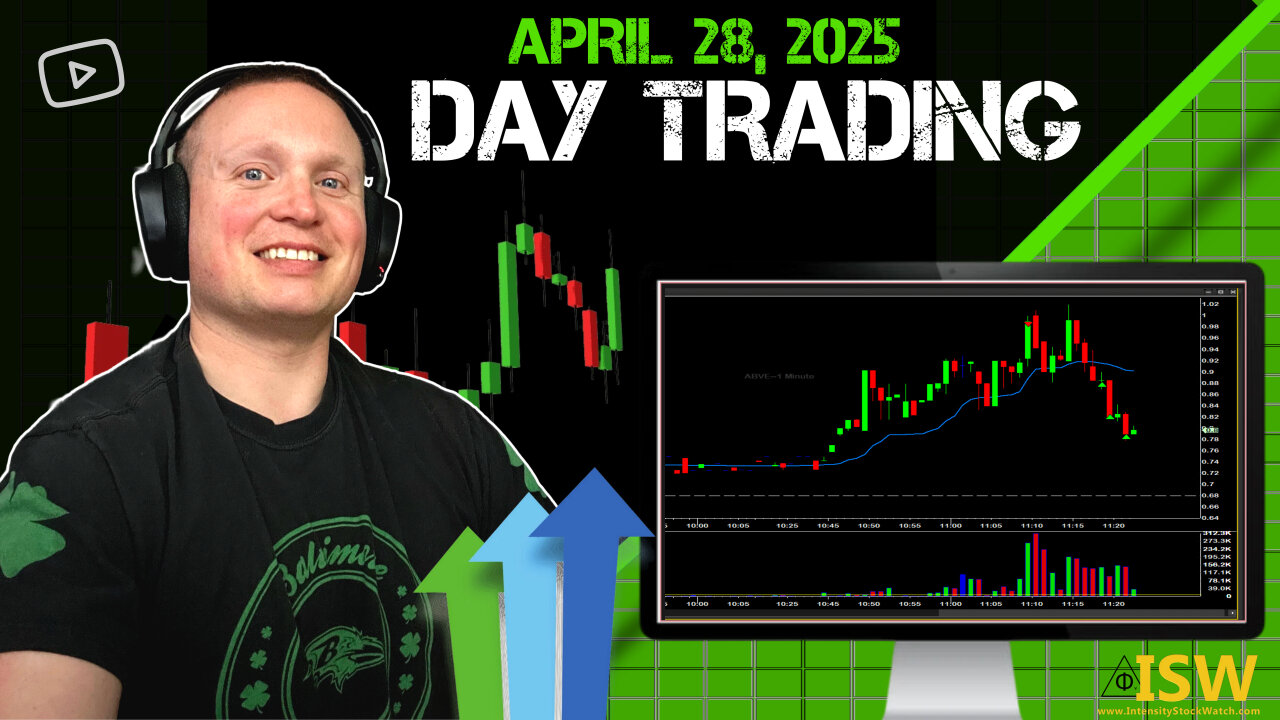 Live Day Trading - $ABVE Penny Pop and Drop