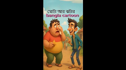 মোটা ও ঝটার bangla funny cartoon
