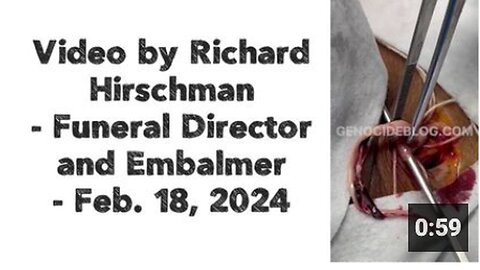 "Richard Hirschman: Funeral Director and Embalmer - A Video Presentation"