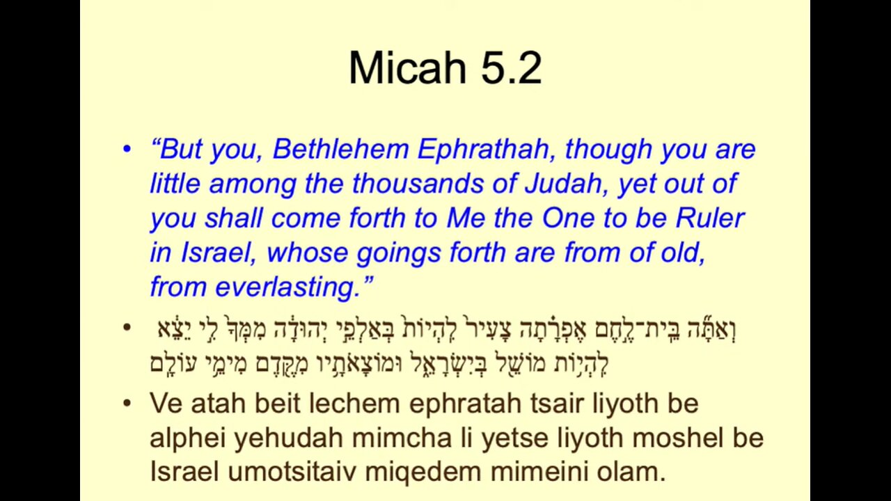 Messianic prophecies of the birth of Jesus