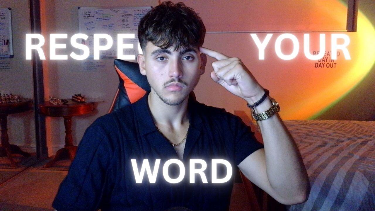 Respect Your Word – This Is Where Discipline Starts