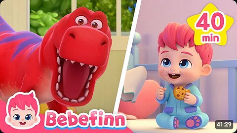 Bebefinn and Animal FriendsㅣDinosaur Songs CompilationㅣNursery Rhymes for Kids