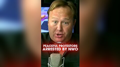 Alex Jones: Globalists Arrest Patriots For Protesting Democrats - 9/27/12