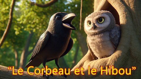 Le Corbeau et le Hibou | Conte sur l’Orgueil et la Sagesse | Fable Animée