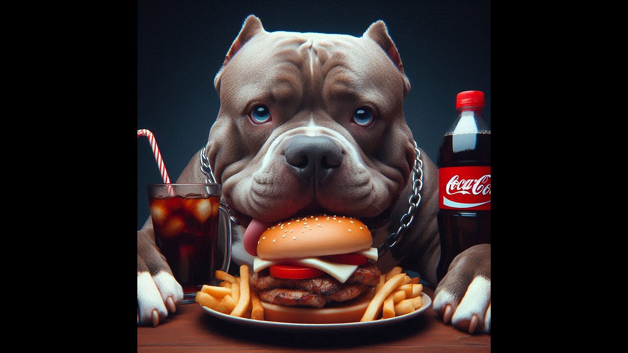 Thor the American Bully XL Eating ASMR (Autonomous Sensory Meridian Response)