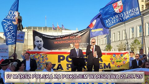 Marsz "Polska za pokojem", Warszawa, 21.09.2025