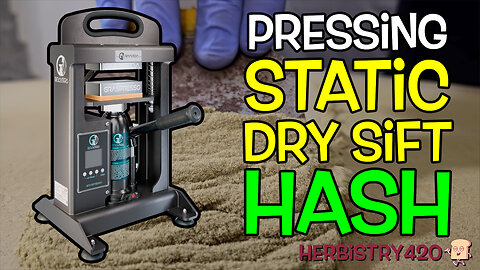 Pressing Static Dry Sift Hash — Why Humidity is the Hidden Key! 🔥💨