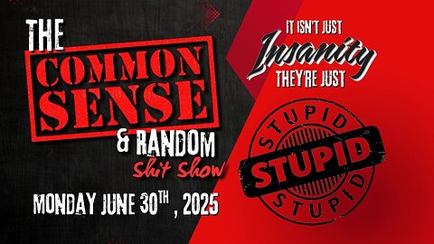The Common Sense and Random Shit, Show... (They're Just Stupid)
