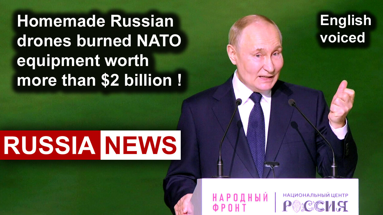 Homemade Russian drones burned NATO equipment worth more than $2 billion! Putin