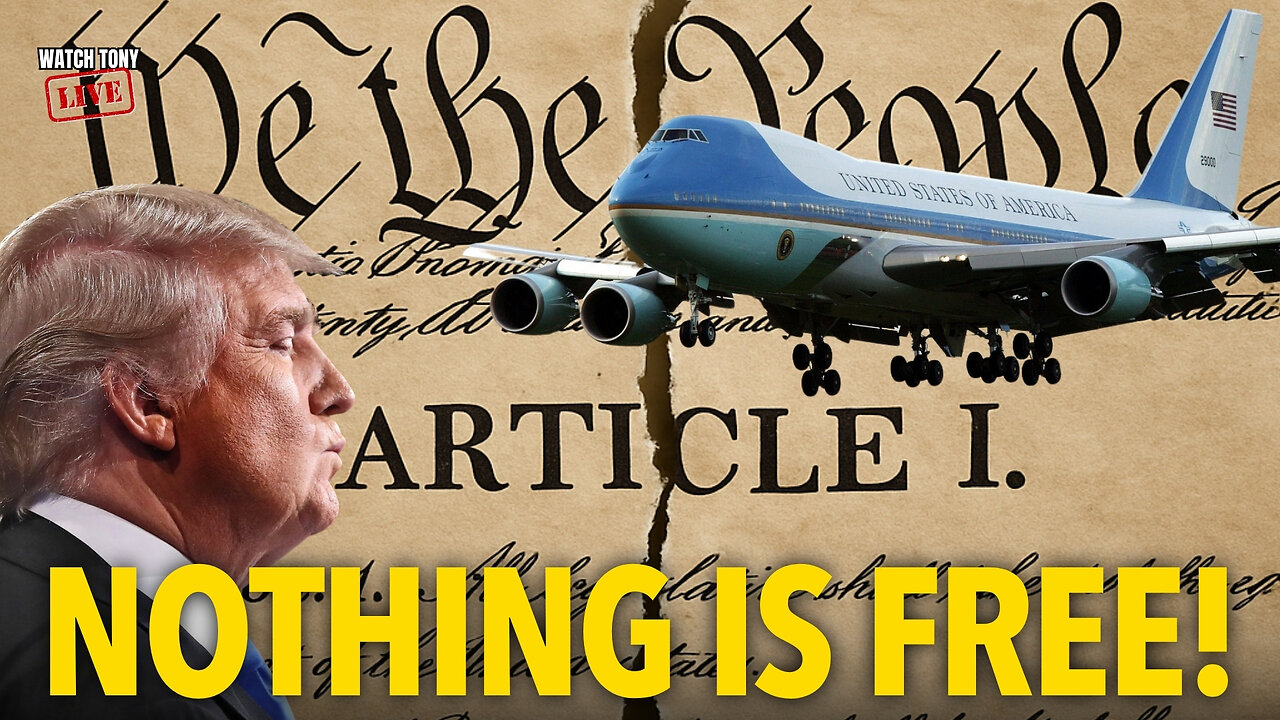 Trump Gets “FREE” Plane—Next Up: FREE CROWN? | The Tony Michaels Podcast #901