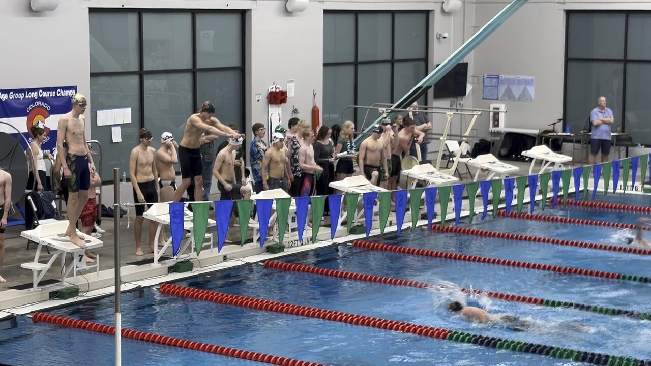 Wes 4th swim meet day 2 100 free relay leg