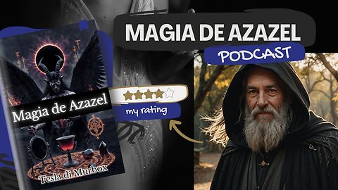 Podcast sobre o livro "Magia de Azazel" de Tesla di Murbox