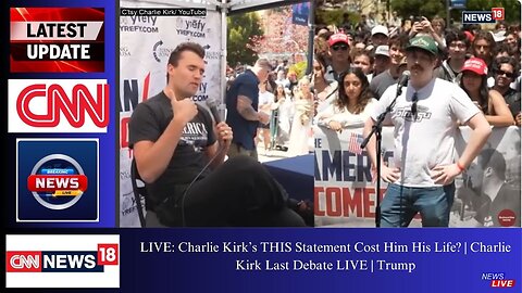 LIVE: Charlie Kirk’s THIS Statement Cost Him His Life? | Charlie Kirk Last Debate LIVE | Trump