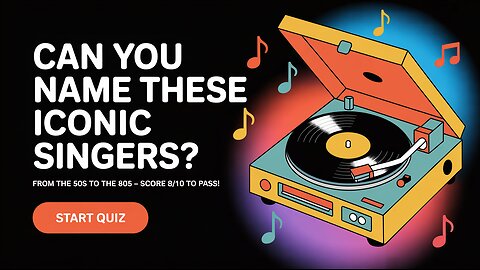 Can You Name These Iconic Singers?