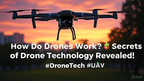 How Do Drones Work? 🚁 Secrets of Drone Technology Revealed! 🌟 #DroneTech #UAV