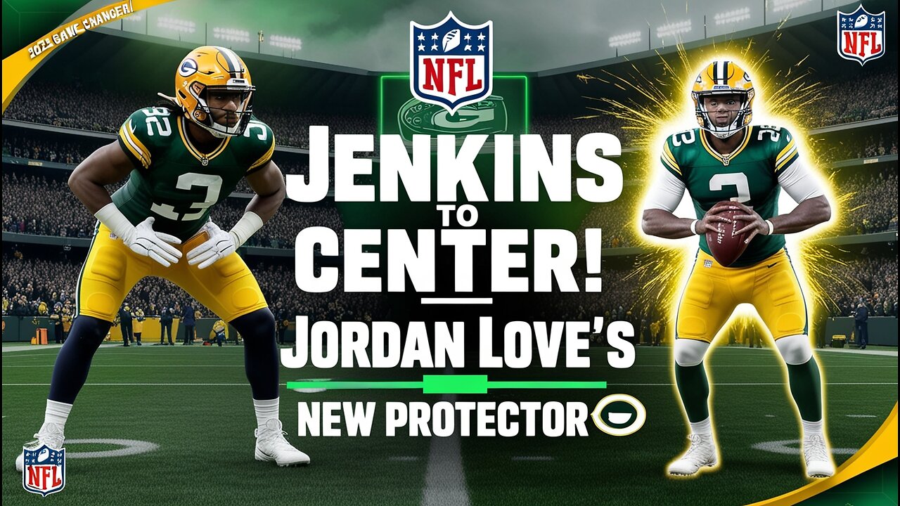 Packers’ Big Move: Elgton Jenkins to Start at Center in 2025! Impact on Love & Super Bowl Run