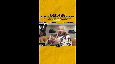 @fatjoe Don’t let these rappers lie to you, most of us live check to check