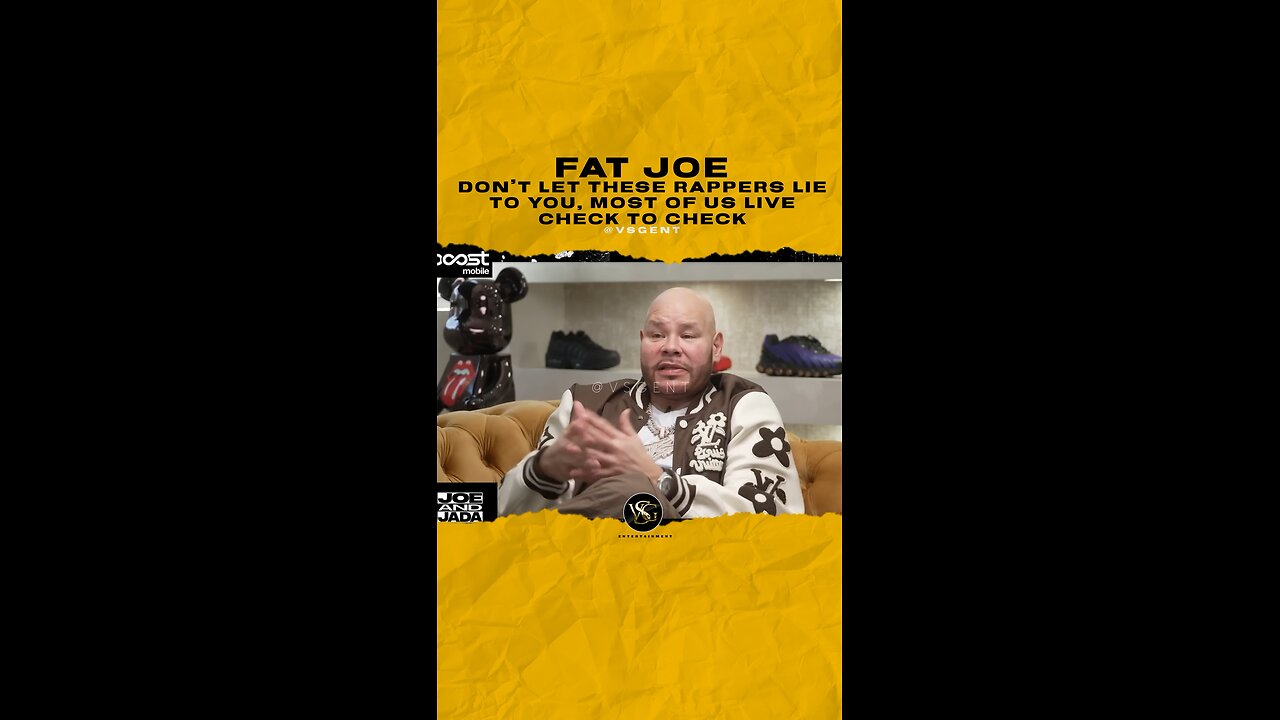 @fatjoe Don’t let these rappers lie to you, most of us live check to check