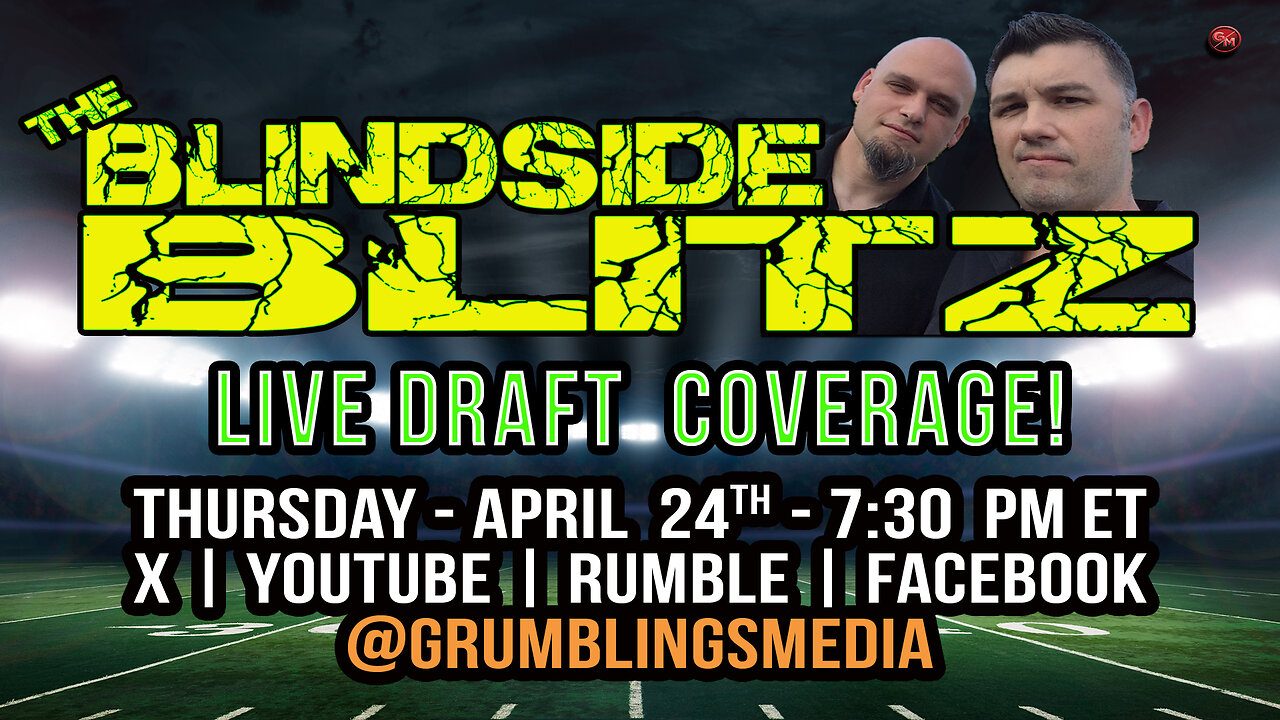 LIVE! - NFL Draft 2025 - First Round Coverage | ⚡🏈Blindside Blitz🏈⚡T