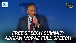 FREE SPEECH SUMMIT: Adrian Mcrae's full speech