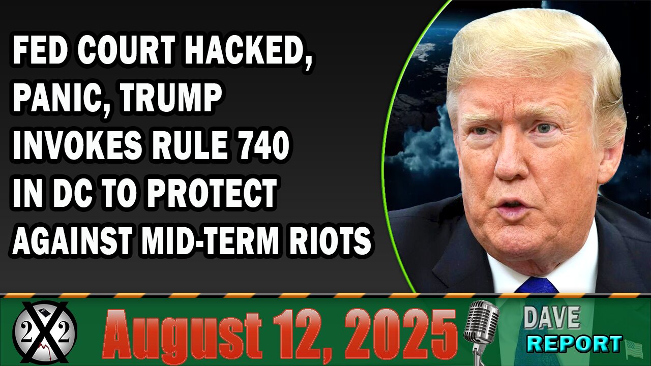 X22 Report - Fed Court Hacked, Panic, Trump Invokes Rule 740 In DC To Protect Against Mid-Term Riots