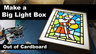 Make a big cardboard light box