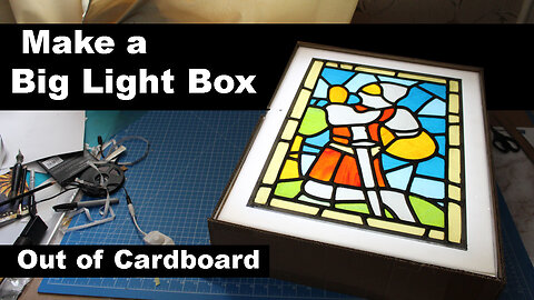 Make a big cardboard light box