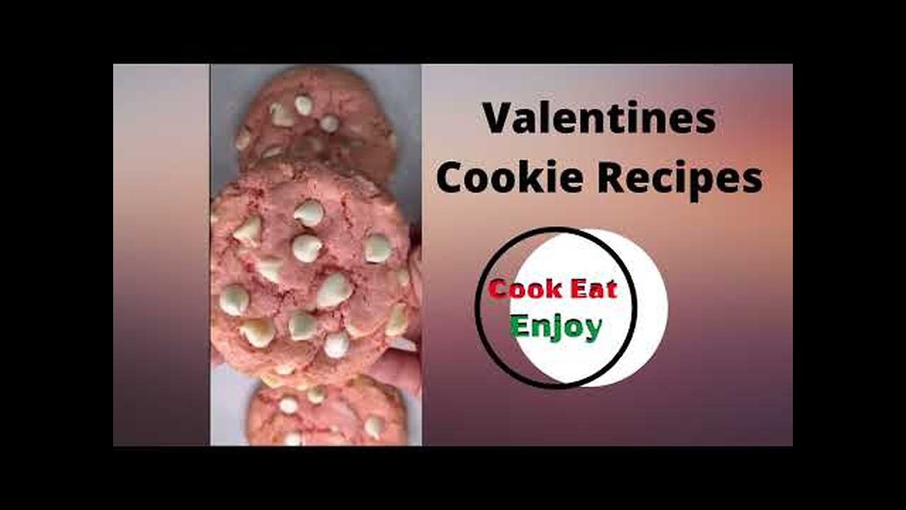 Valentine's Day Cookie recipe ideas. Cookies for valentine's day.