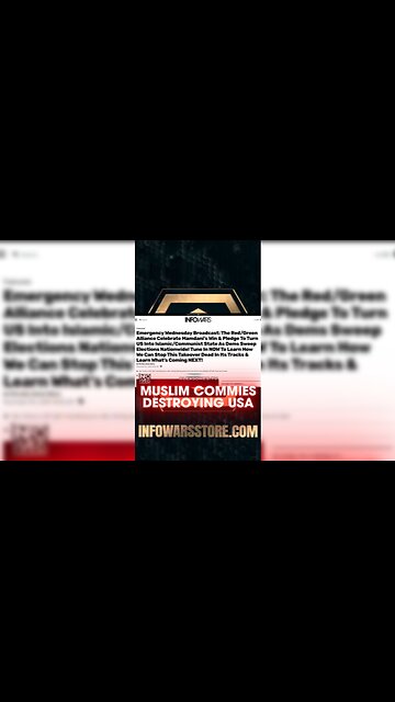 Alex Jones: Globalists Importing Islamic Communists To Steal Elections - 11/5/25