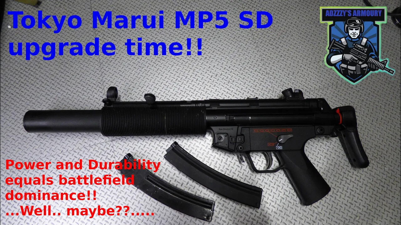 Upgrading a Tokyo Marui (TM) MP5 SD airsoft gun