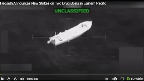 Hegseth Announces New Strikes on Two Drug Boats! Must Hear Analysis