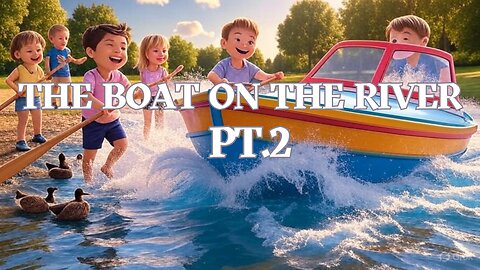 🚤 The Boat on the River Pt.2 – Kids Song & Sing-Along