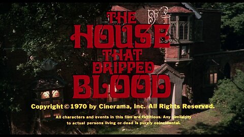 The House That Dripped Blood (1971, Anthology Horror film)