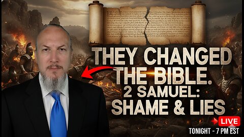 They Changed the Bible: "Man of SHAME" & The Lost Book of Jashar (2 Samuel 1-4)