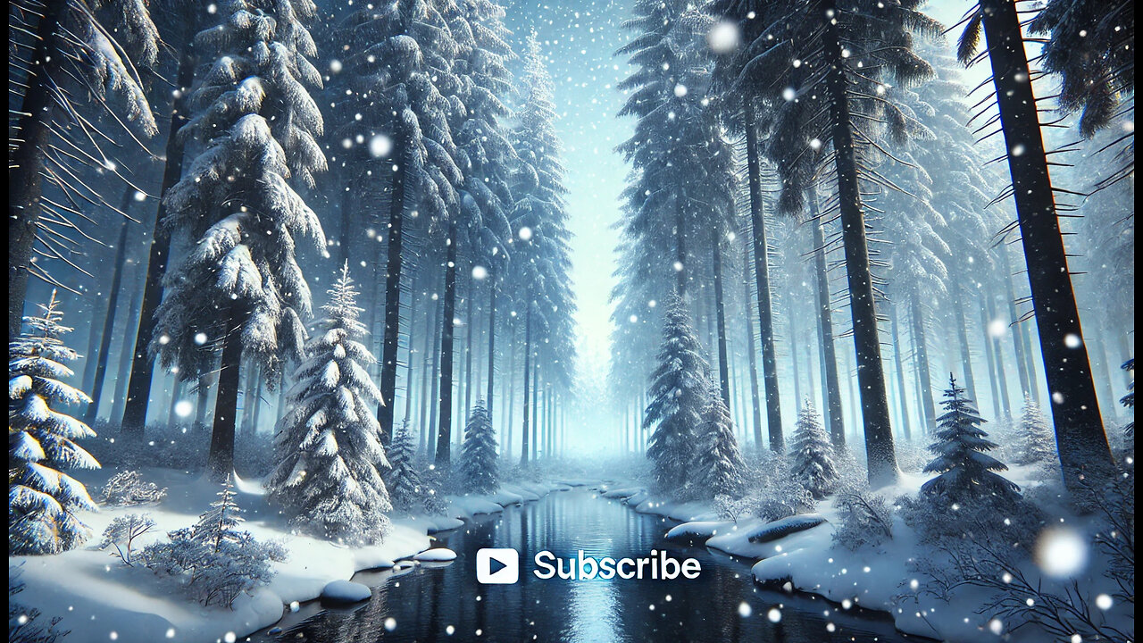 Serene Soundscapes: The Series | Snowfall in the Forest | The Sound of the River