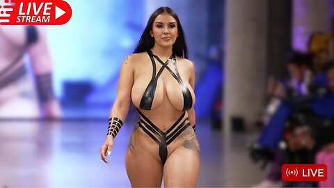 naked miami black tape project bikini swim week fashion