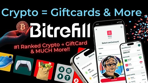 BitRefill | Use Crypto To Buy EVERYTHING You Already Do!! #BitRefill #CryptoGiftcards