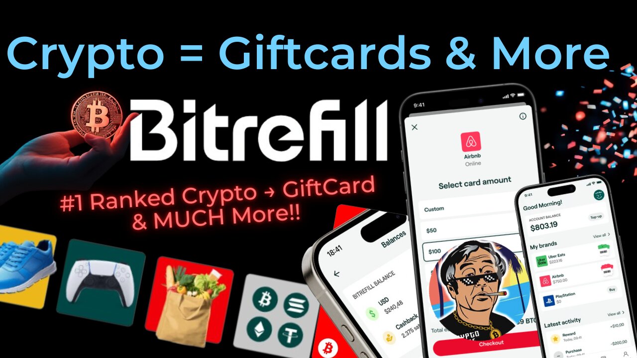 BitRefill | Use Crypto To Buy EVERYTHING You Already Do!! #BitRefill #CryptoGiftcards