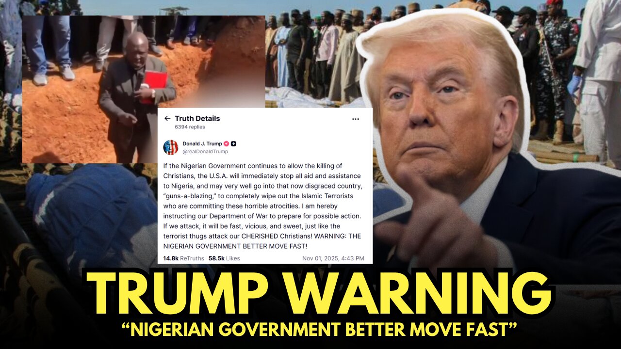 Trump Warns Nigerian Government to End Christian Genocide - Pastor Brad Brandon, AcrossNigeria.org