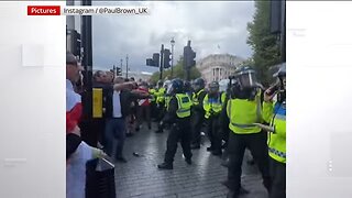 Sky's Martin Brunt reports from 'Unite the Kingdom' rally