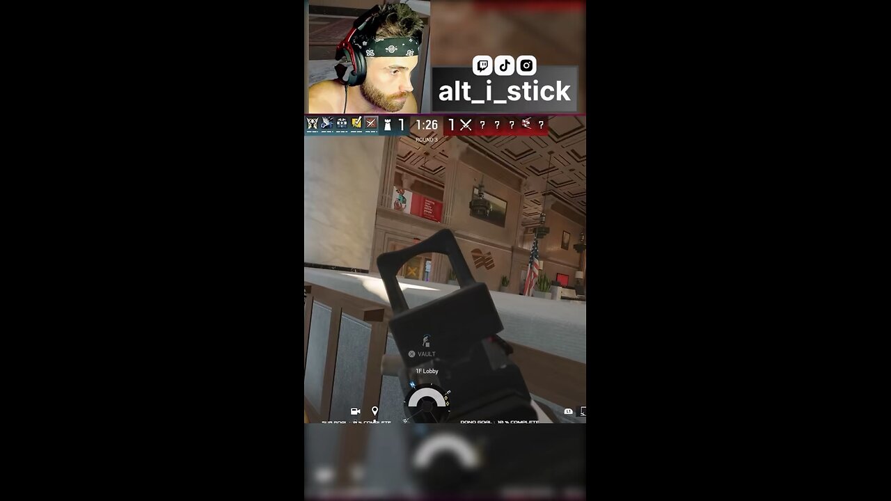 Caught an ace in Rainbow Six Siege — and didn’t even realise until I checked the scoreboard 😅