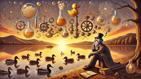 Мысли о ебанариуме у озера в котором плавают утки