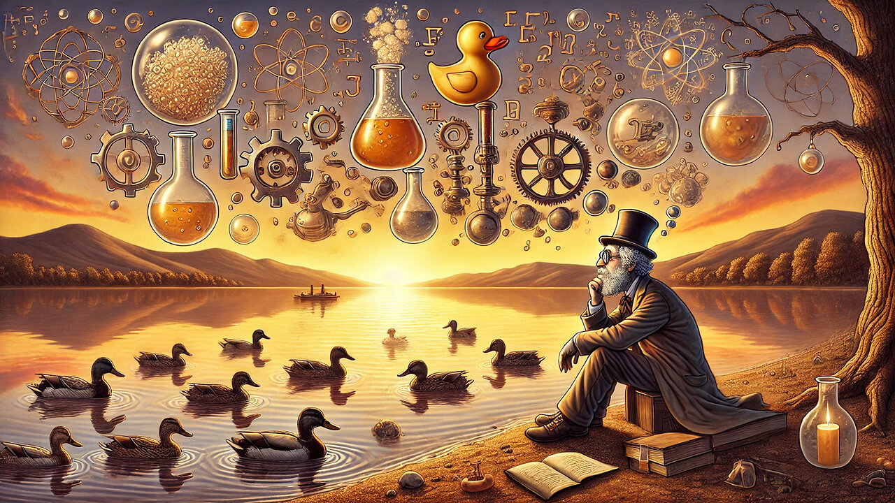 Мысли о ебанариуме у озера в котором плавают утки