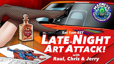 Late Night Art Attack-Debut Episode